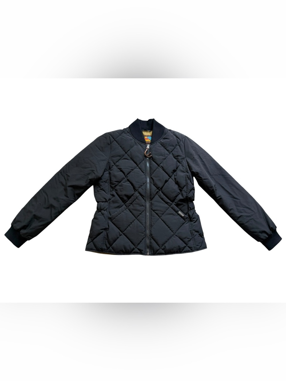 Eddie Bauer Women’s 1936 Skyliner Model Goose Down Jacket Medium Black Quilted